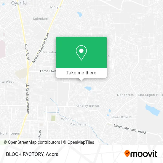 BLOCK FACTORY map