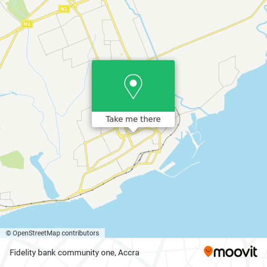 Fidelity bank community one map