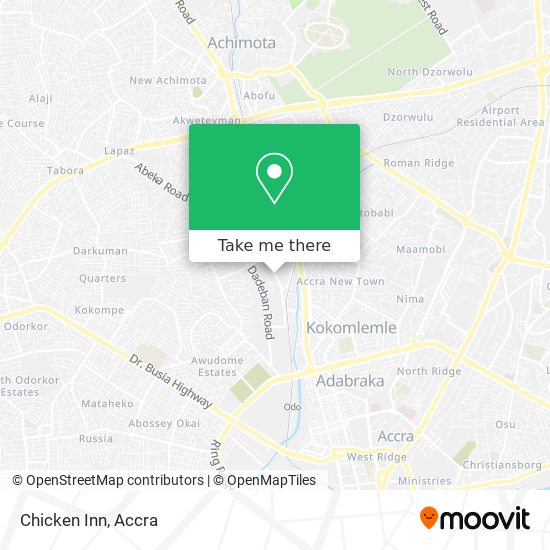 Chicken Inn map