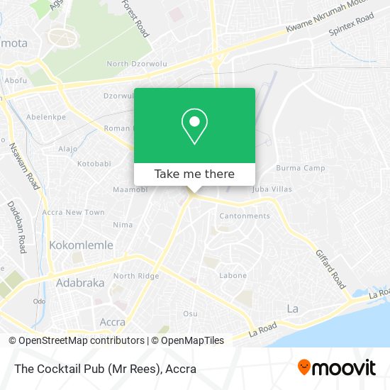 The Cocktail Pub (Mr Rees) map