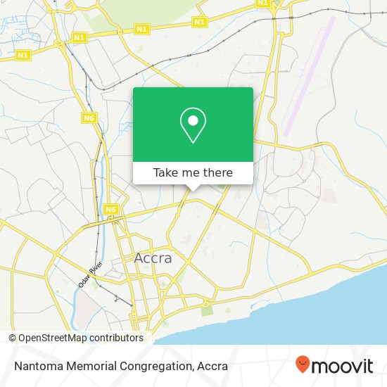 Nantoma Memorial Congregation map