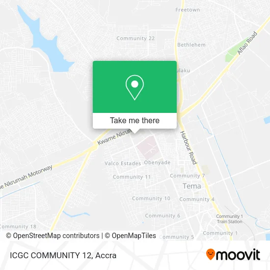 ICGC COMMUNITY 12 map