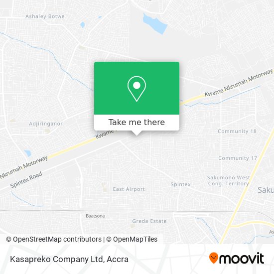 Kasapreko Company Ltd map