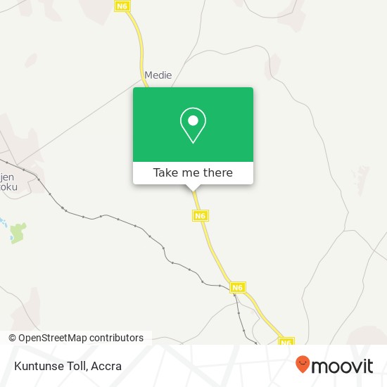 Kuntunse Toll map