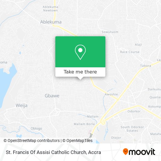 St. Francis Of Assisi Catholic Church map