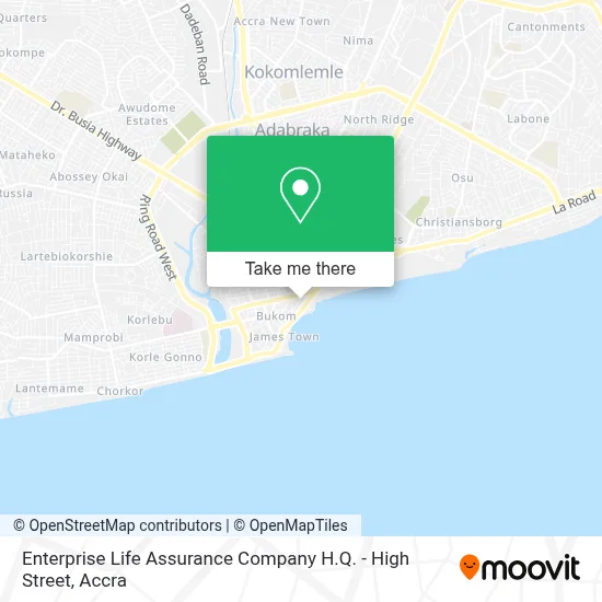 Enterprise Life Assurance Company H.Q. - High Street map