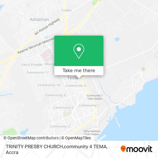 TRINITY PRESBY CHURCH,community 4 TEMA map