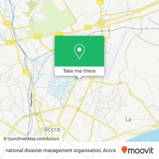 national disaster management organisation map