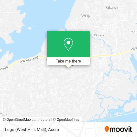 Lego (West Hills Mall) map