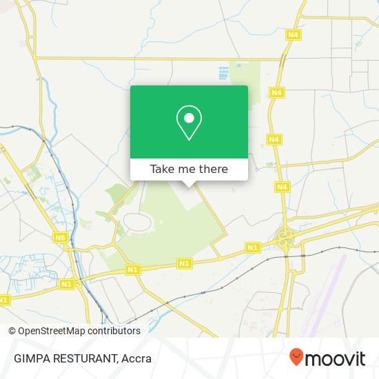 GIMPA RESTURANT map