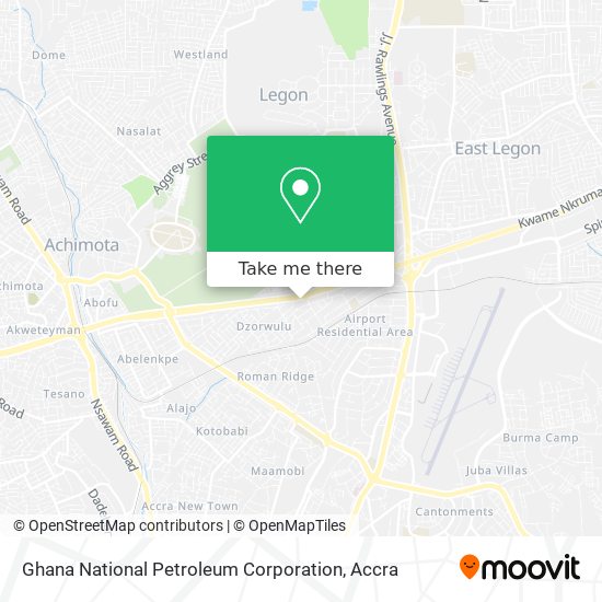 Ghana National Petroleum Corporation map