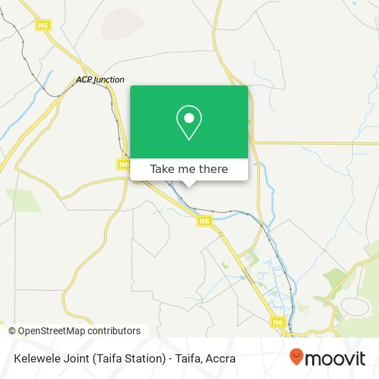 Kelewele Joint (Taifa Station) - Taifa map