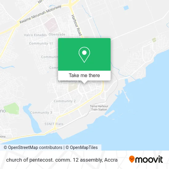 church of pentecost. comm. 12 assembly map
