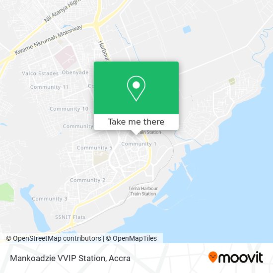 Mankoadzie VVIP Station map