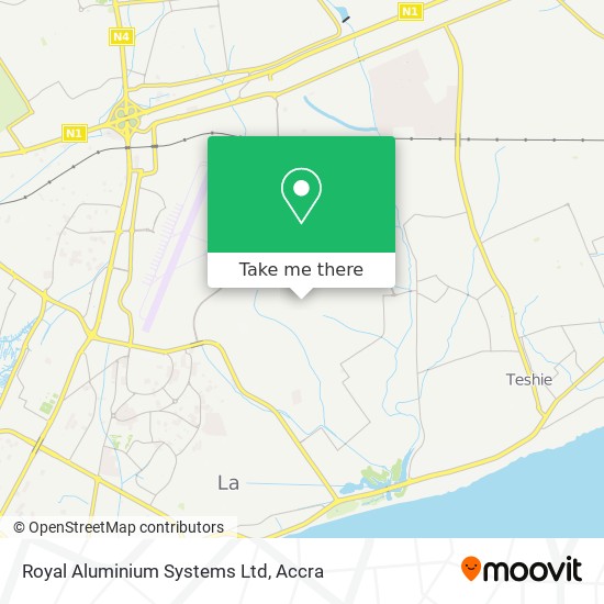 Royal Aluminium Systems Ltd map