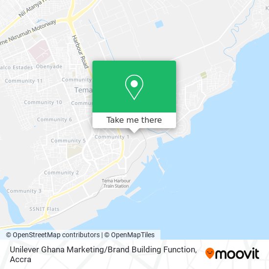 Unilever Ghana Marketing / Brand Building Function map