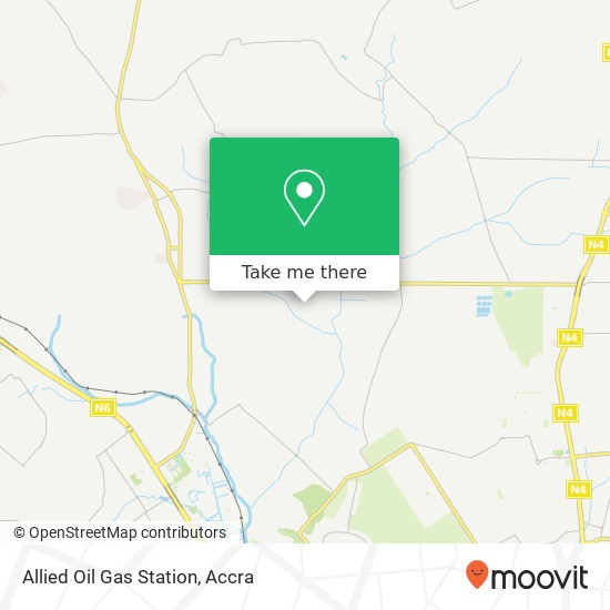 Allied Oil Gas Station map