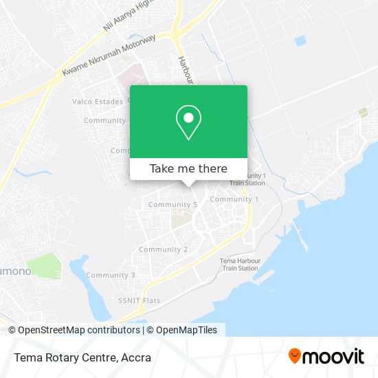 Tema Rotary Centre map