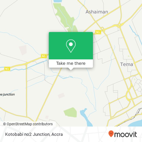 Kotobabi no2 Junction map