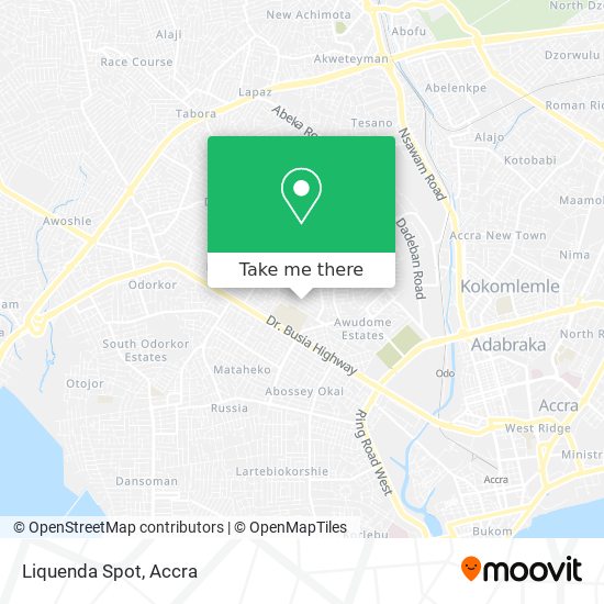 Liquenda Spot map