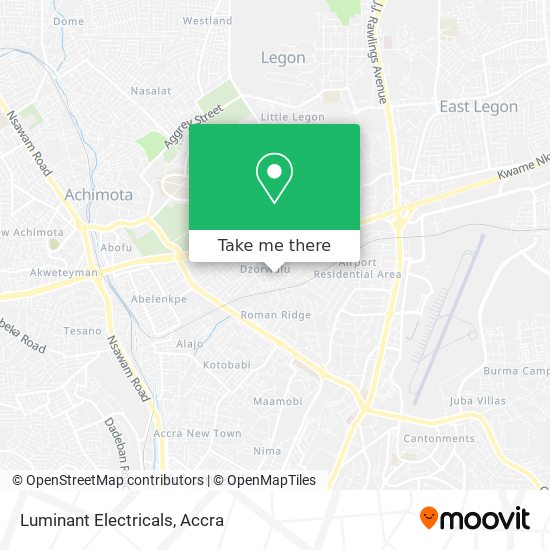 Luminant Electricals map