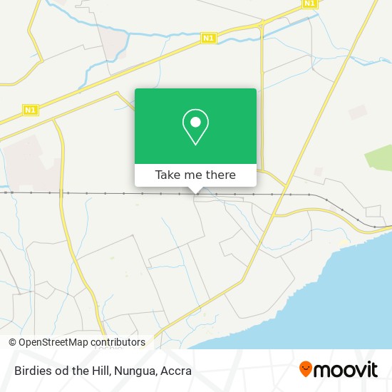 Birdies od the Hill, Nungua map
