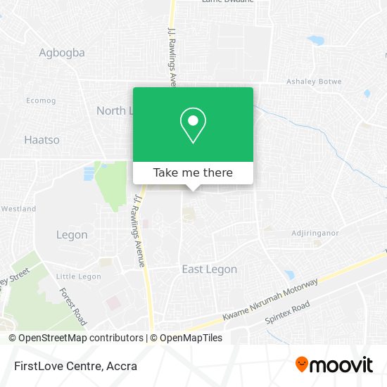 FirstLove Centre map