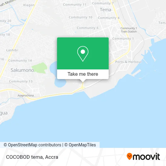 COCOBOD tema map