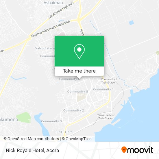 Nick Royale Hotel map