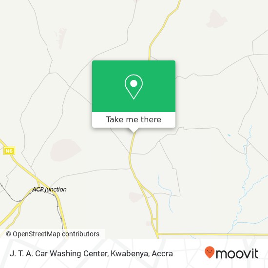 J. T. A. Car Washing Center, Kwabenya map