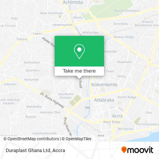 Duraplast Ghana Ltd map