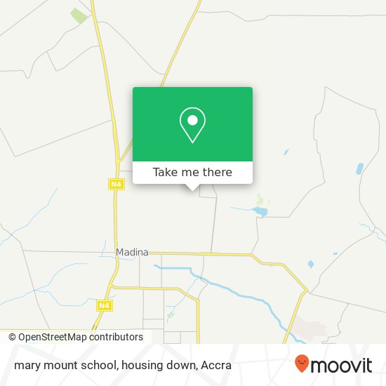 mary mount school, housing down map