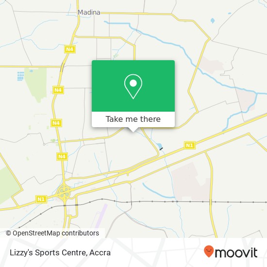 Lizzy's Sports Centre map