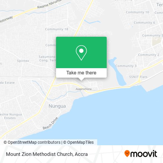 Mount Zion Methodist Church map