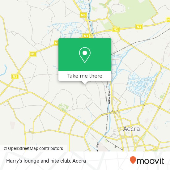 Harry's lounge and nite club map