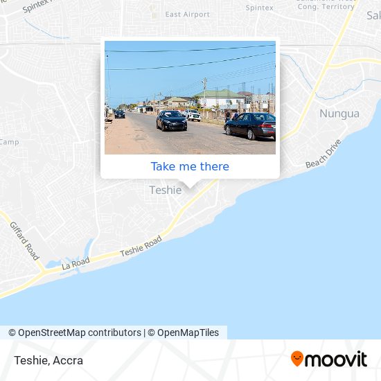 Teshie map