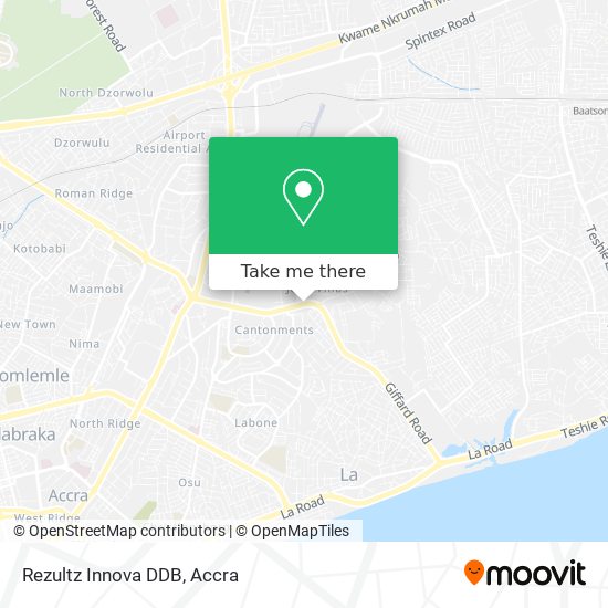 Rezultz Innova DDB map