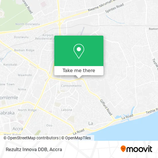 Rezultz Innova DDB map