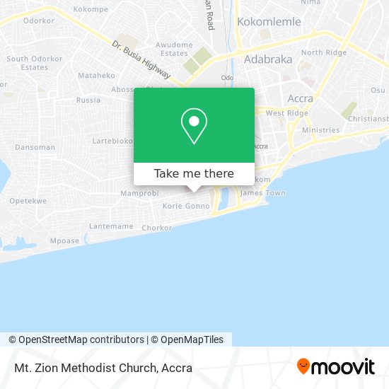 Mt. Zion Methodist Church map