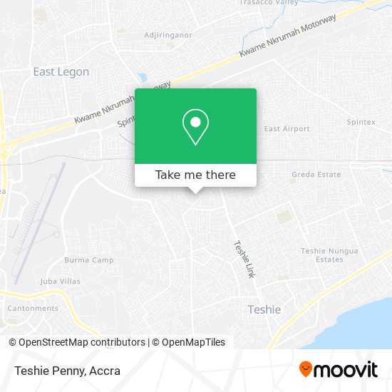 Teshie Penny map
