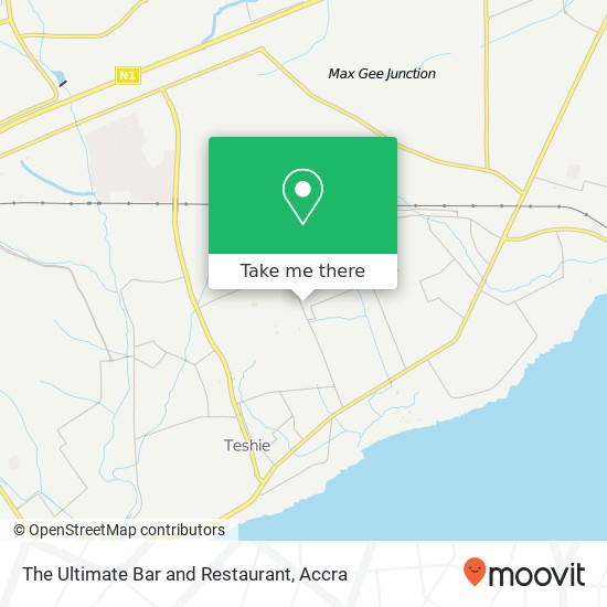 The Ultimate Bar and Restaurant map