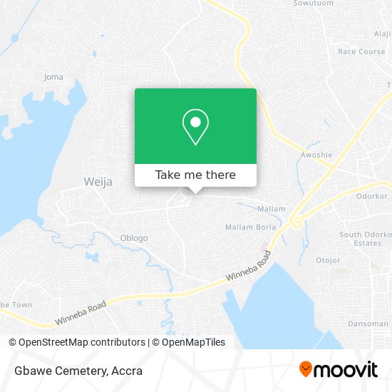 Gbawe Cemetery map