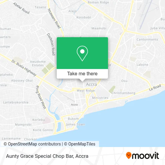 Aunty Grace Special Chop Bar map