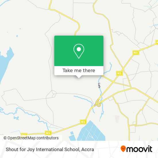 Shout for Joy International School map