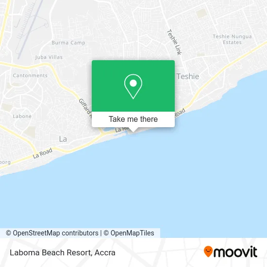 Laboma Beach Resort map