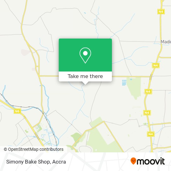 Simony Bake Shop map