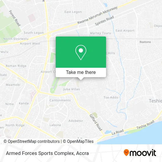 Armed Forces Sports Complex map