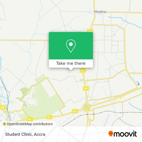 Student Clinic map
