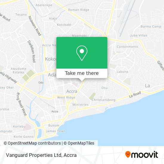 Vanguard Properties Ltd map