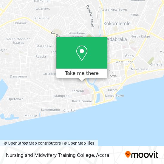 Nursing and Midwifery Training College map